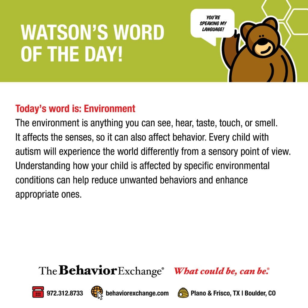 environment autism awareness