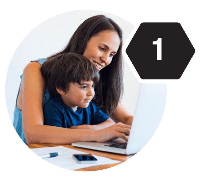 Mother with her child