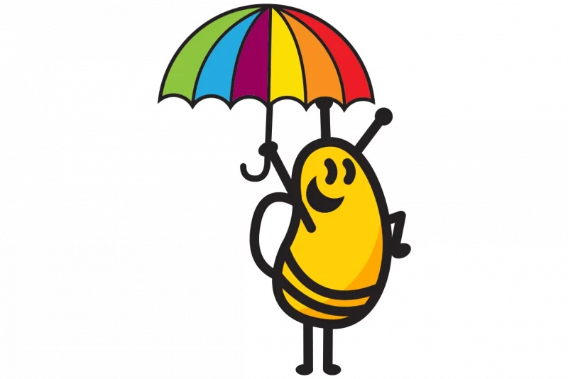 TBEBHuddyBeeUmbrella